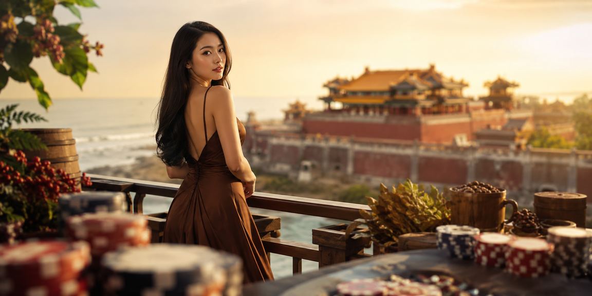 Không gian cà phê tại Huế với bối cảnh đọc quy định trò chơi trực tuyến